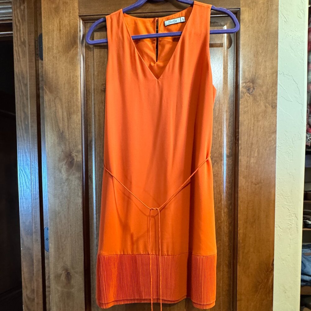 Orange dress size small